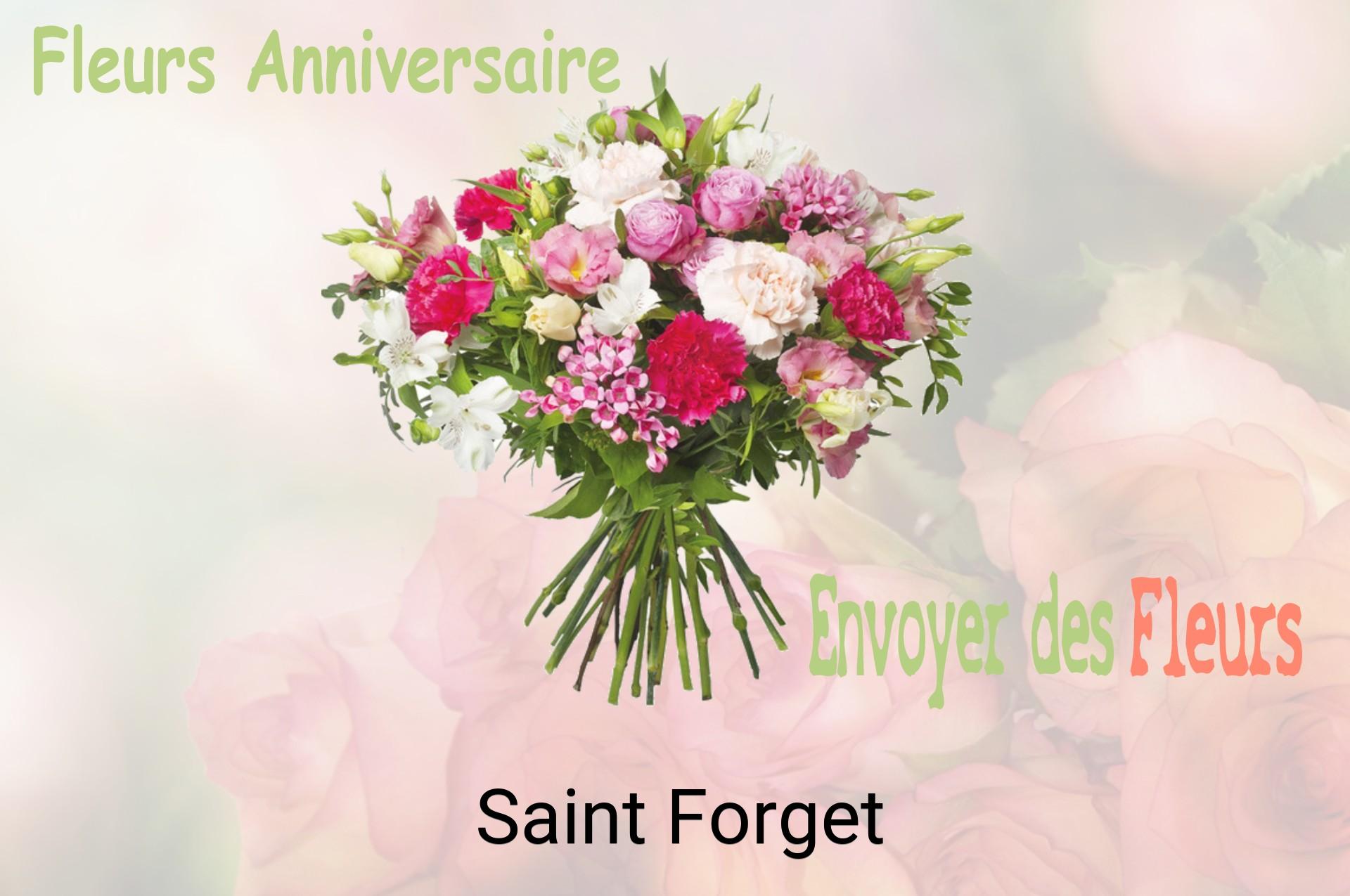 Bouquet de fleurs d’anniversaire livré à Saint-Forget
