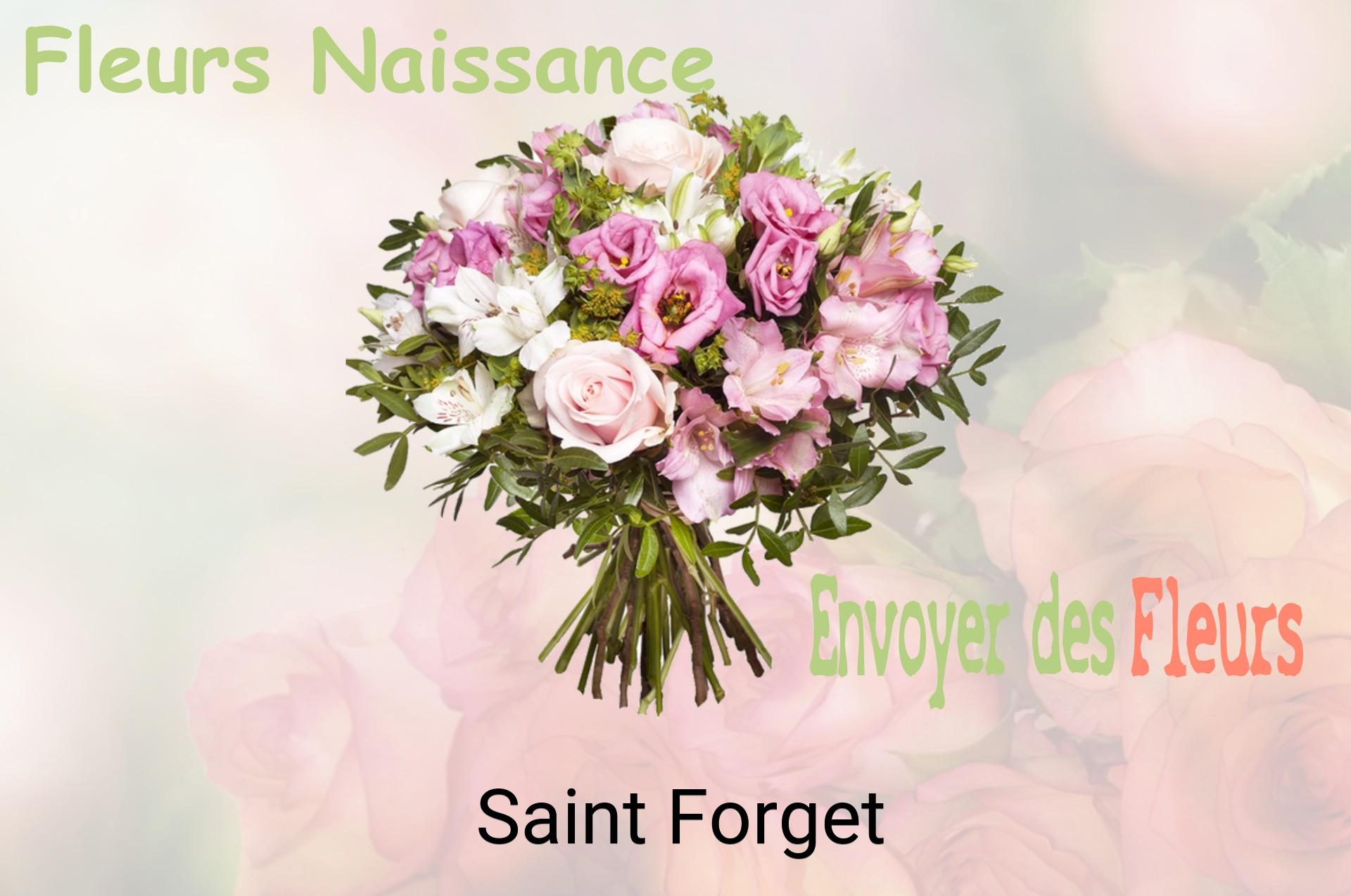 Bouquet de fleurs de naissance livré à Saint-Forget
